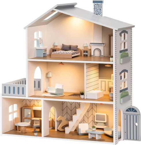 Doll house wooden - doll,