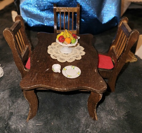 Vintage doll house furniture - doll,