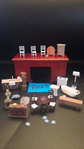 Doll house miniature lot - doll, of