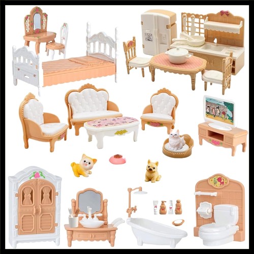 36pcs dollhouse furniture - 36pcs,
