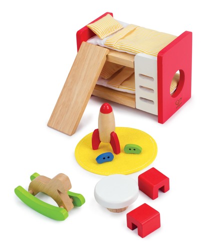Hape wooden doll - wooden, house