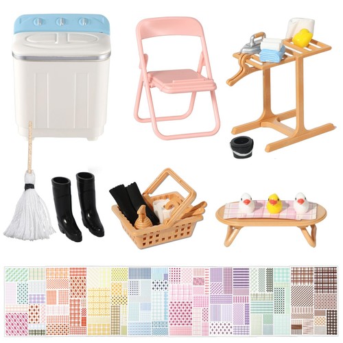 28pcs mini dollhouse - 28pcs,