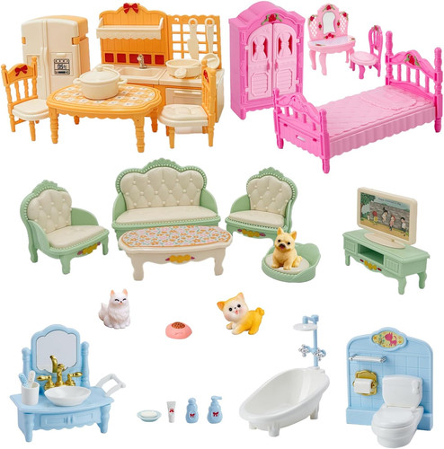 36pcs dollhouse furniture - 36pcs,