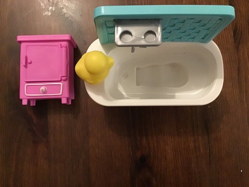 Plastic dolls house furniture - dolls,