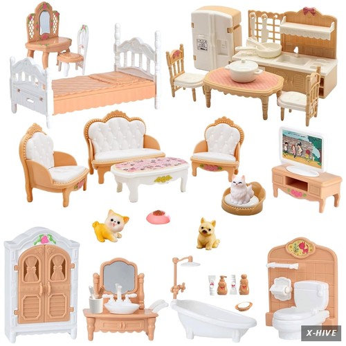 36pcs dollhouse furniture - 36pcs,