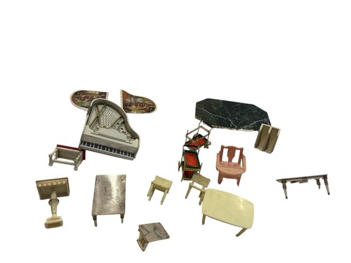 Vintage dollhouse furniture - dollhouse,