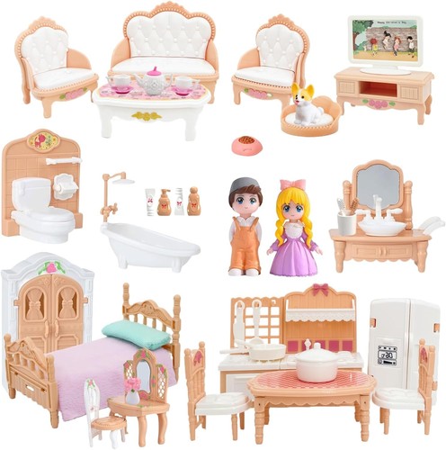 Princess dollhouse furniture - dollhouse,