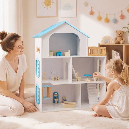 Story doll house with 5 - 3-story,