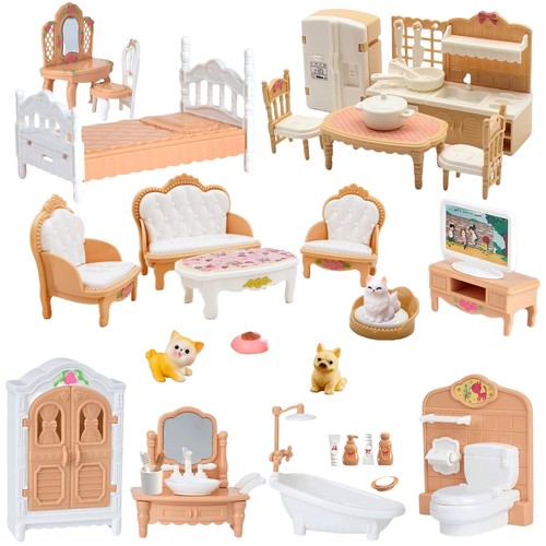 36pcs dollhouse furniture - 36pcs,