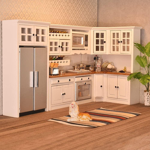 Doll house furniture and - doll,