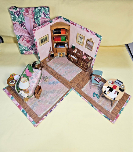 Vintage room box doll house - vintage,