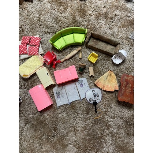 Vintage doll house - vintage, furniture
