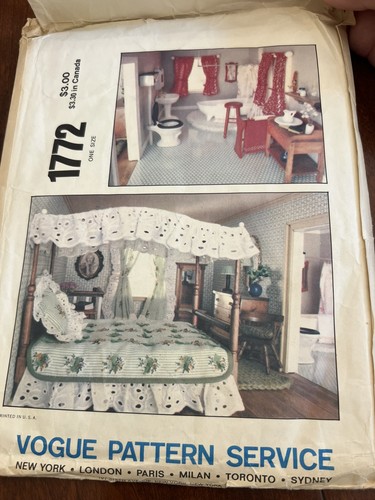 Vintage vogue pattern 1772 - vintage,