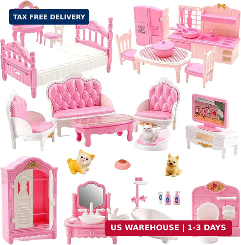 36pcs dollhouse furniture - dollhouse,
