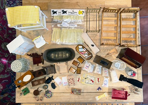 Vintage doll house furniture - vintage,