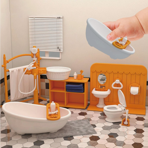 Dolls house furniture set - house,
