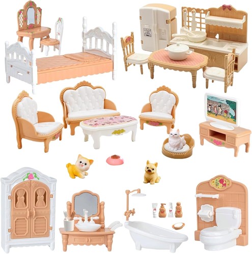 36pcs dollhouse furniture - 36pcs,