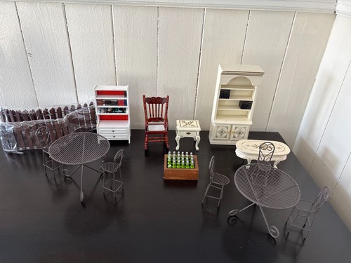 Doll house furniture lot 14 - doll,