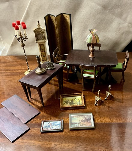Dollhouse miniature furniture - miniature,
