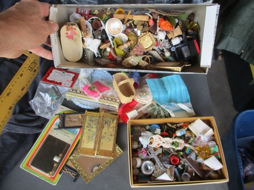 Vtg lot dollhouse - lot, dollhouse,