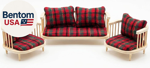 Wooden doll house furniture - wooden,