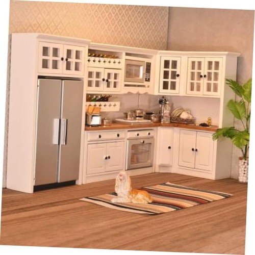Doll house furniture - doll, and