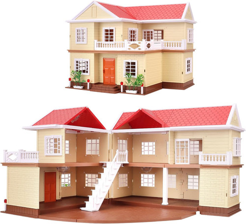 Family cozy cabin - cabin, house