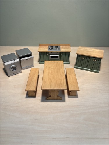 Wooden doll house - wooden,