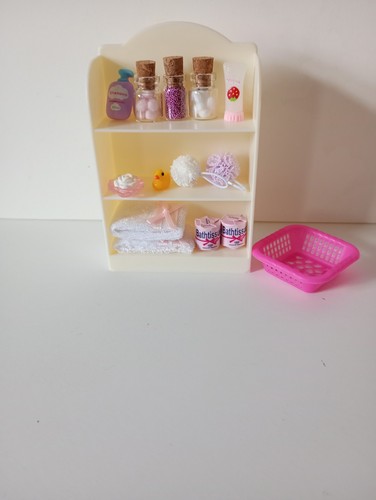 Miniature bathroom shelves - shelves, for