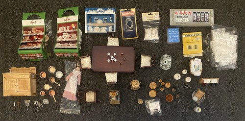 Vintage dolls house furniture - vintage,